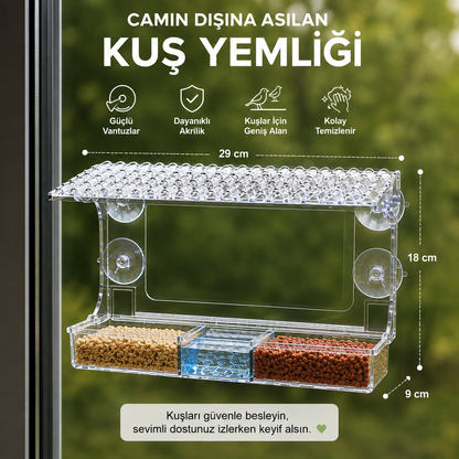 PatiPat™ PatiPencere Kuş Yemliği